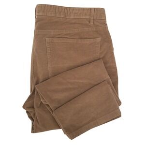Joseph Abboud Men's Tan Corduroy Pants Size 42x30 Straight Leg‎ (FITS 41X29)